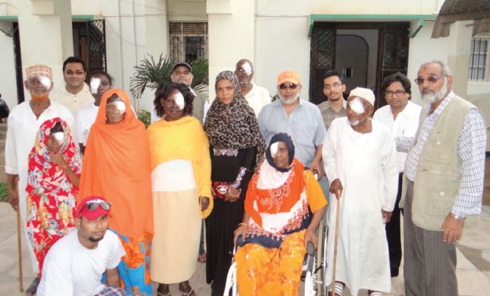 Mega eye camp at King Fahad